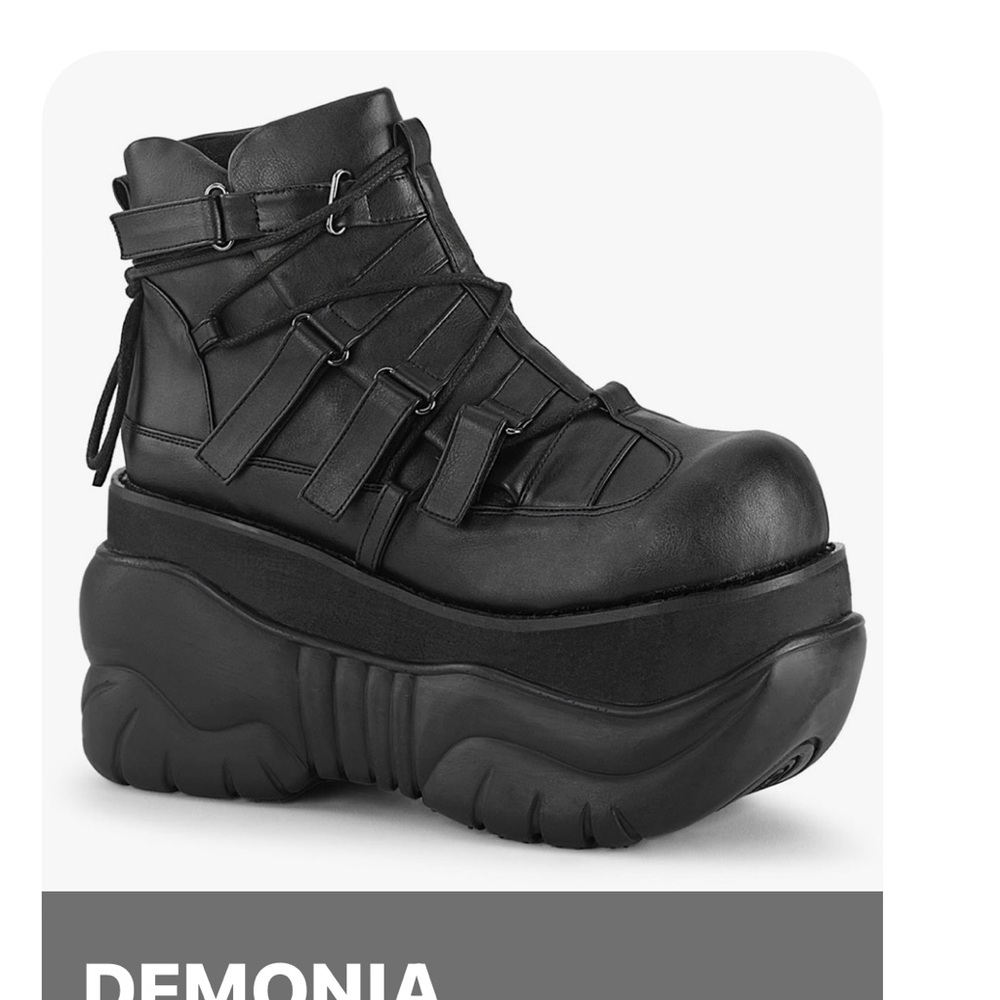Demonia Black Platform Shoes